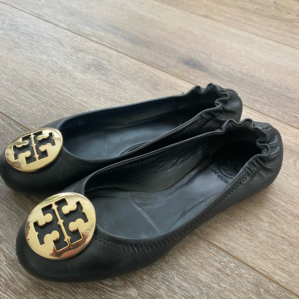 Tory Burch Reva Flats - Black size 6